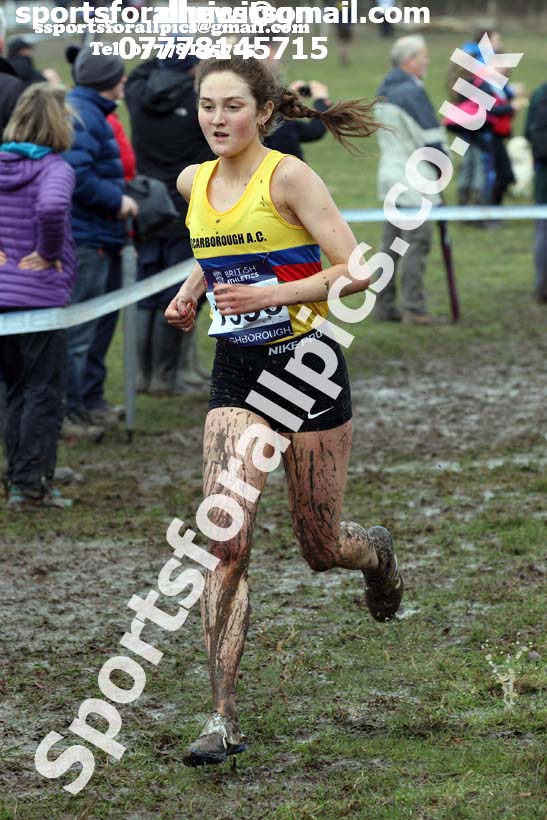 Senior womens 2018 British Inter Counties Cross Country Champs., Prestwold Hall, Loughborough. Photo: David T. Hewitson/Sports for All Pics